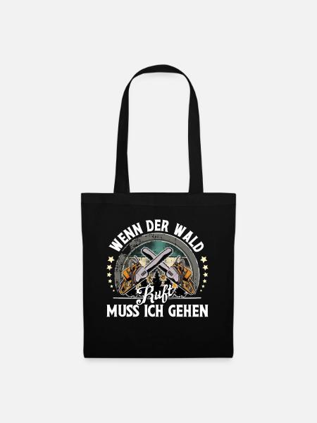 Holzfäller - Stoffbeutel - Schwarz