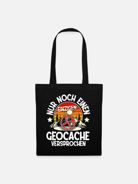 Geocaching Geocacher Geocache - Stoffbeutel - Schwarz
