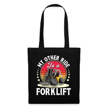 Forklift Driver Forklift Warehouseman - Tote Bag - black - Front