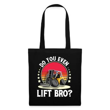 Forklift Driver Forklift Warehouseman - Tote Bag - black - Front