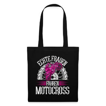 Motocross - Stoffbeutel - Schwarz - Vorne