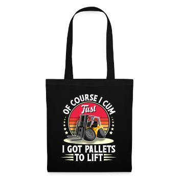 Forklift Driver Forklift Warehouseman - Tote Bag - black - Front