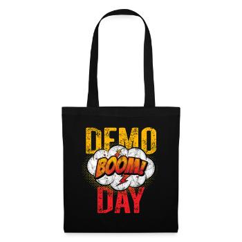 Boom Demo Day Team Mitglied in Farbe - Stoffbeutel - Schwarz - Vorne