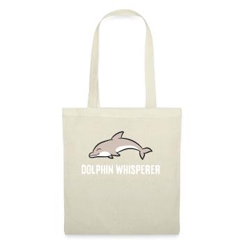 Dolphin Whisperer Dauphin mignon - Sac en tissu - nature - Devant