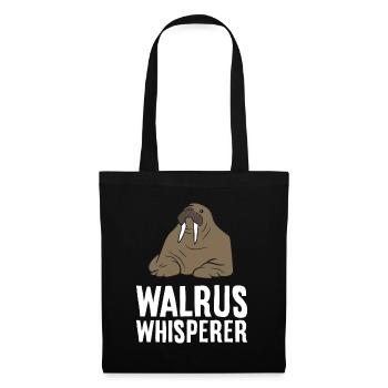 Walrus Whisperer - Tote Bag - black - Front