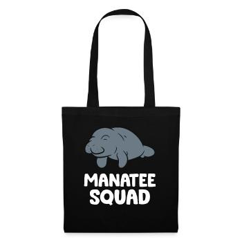 Manatee-Kader Team Manatee - Stoffbeutel - Schwarz - Vorne