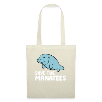 Lamantins Océan Animaux marins Sauvez les lamantins - Sac en tissu - nature - Devant