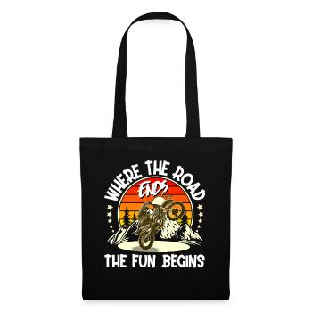Motocross Motorcycle - Tote Bag - black - Front