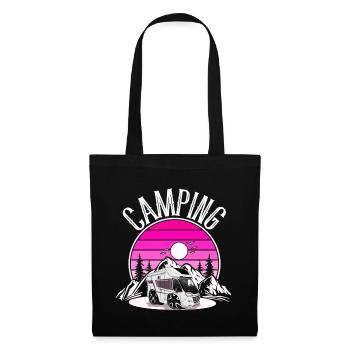 Camping Camper Campen - Tote Bag - black - Front