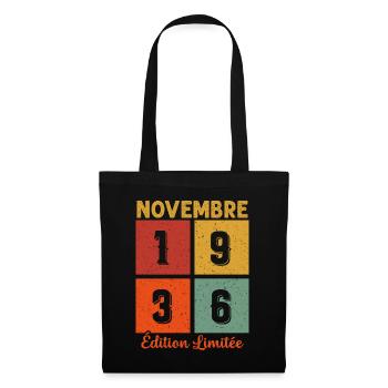 Novembre 1936 Édition limitée - Sac en tissu - noir - Devant