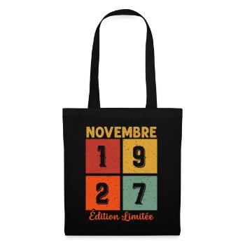 Novembre 1927 Édition limitée - Sac en tissu - noir - Devant