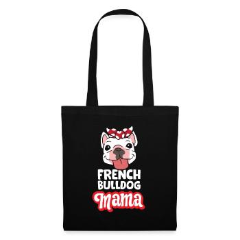 Frenchie Mom French Bulldog Mama - Tote Bag - black - Front