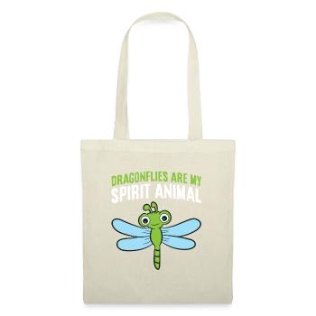 Les libellules sont mon animal d’âme Drôle de libellule - Sac en tissu - nature - Devant