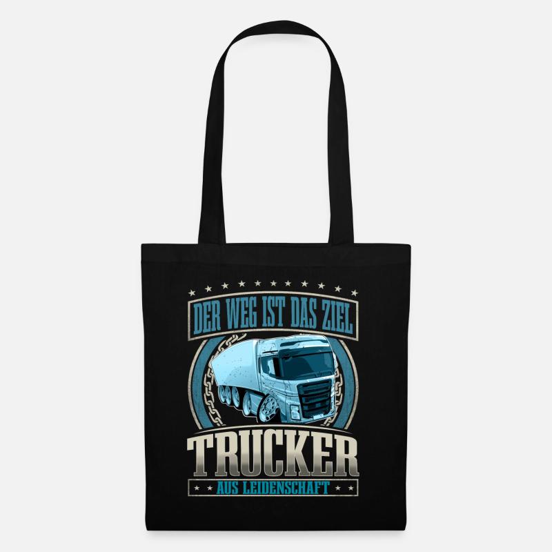 LKW Fahrer Trucker - Stoffbeutel - Schwarz
