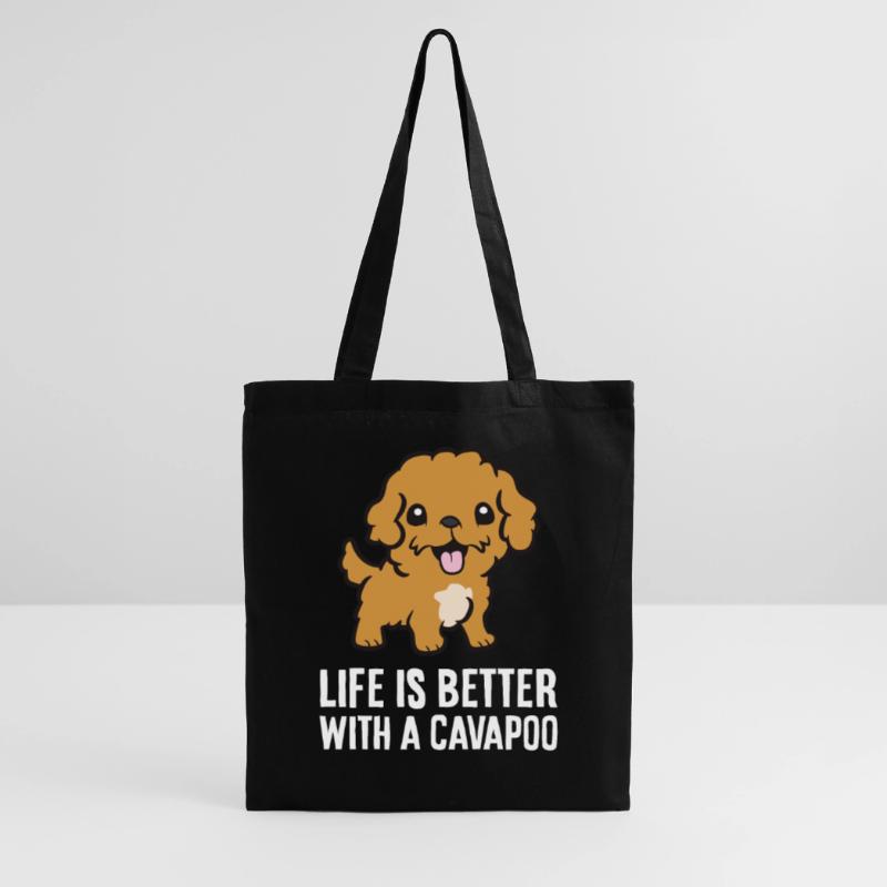 Cavapoo Pet Dog Life Is Better With A Cavapoo Tote Bag