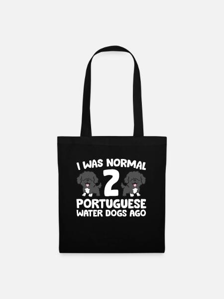 Ich war vor 2 Jahren ein normaler Portugiesischer - Stoffbeutel - Schwarz