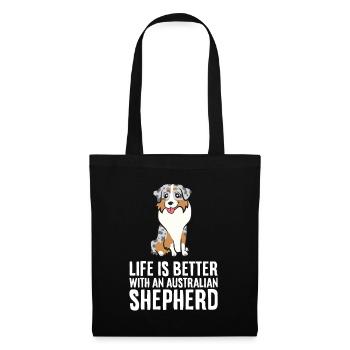 Aussie Dog Owner Life Is Better With An - Tote Bag - black - Front