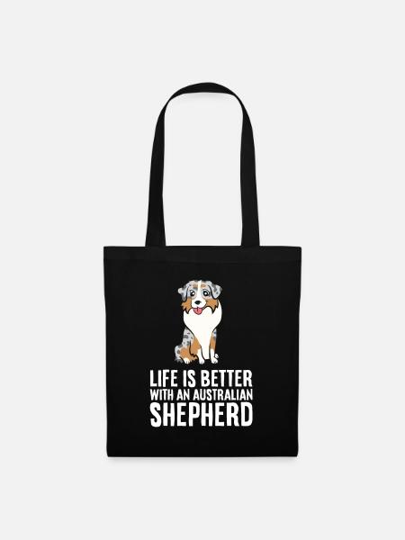 Aussie Dog Owner Life Is Better With An - Tote Bag - black