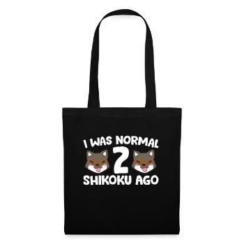 I Was Normal 2 Shikoku Ago Japan Dog Kochi-Ken - Tote Bag - black - Front