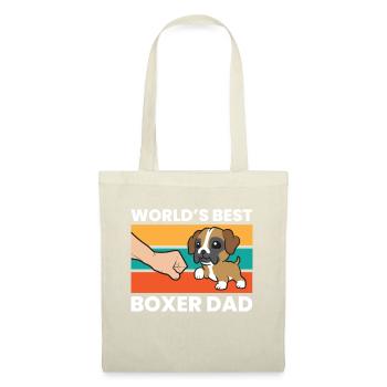 Boxer Dog Dad World's Best Boxer Dad - Stoffbeutel - Natur - Vorne