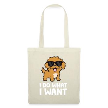 Cavoodle dog Je fais ce que je veux Drôle - Sac en tissu - nature - Devant