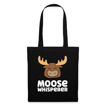 Moose Whisperer - Tote Bag - black - Front