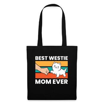 Best Westie Mom Ever - Tote Bag - black - Front