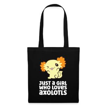 Just a Girl Who Loves Axolotls - Tote Bag - black - Front