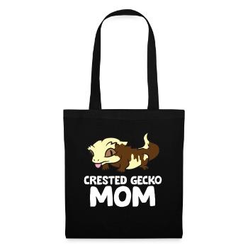 Crested Gecko Mom Lizard Reptile Mother Crested - Tote Bag - black - Front