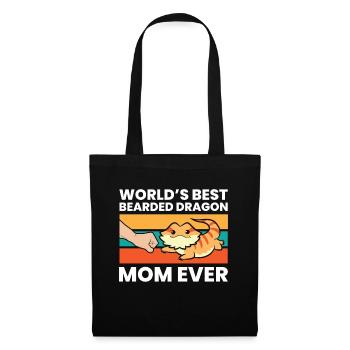 World's Best Bearded Dragon Mom Ever - Tote Bag - black - Front