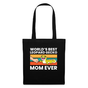 La meilleure mère gecko léopard au monde - Sac en tissu - noir - Devant