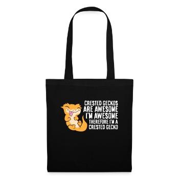 Crested Geckos Are Awesome Im Awesome Im A - Tote Bag - black - Front