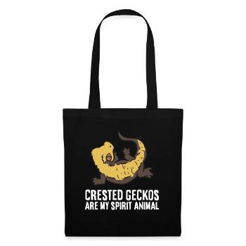 Crested Geckos Are My Spirit Animal Pet Crested - Tote Bag - black - Front