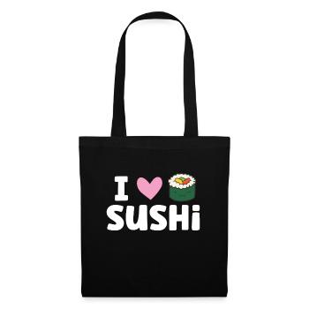 I Love Sushi Japanese Food Love Sushi - Tote Bag - black - Front