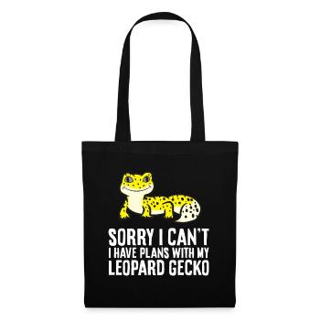 Malheureusement, je ne peux pas, j’ai des projets avec mon - Sac en tissu - noir - Devant