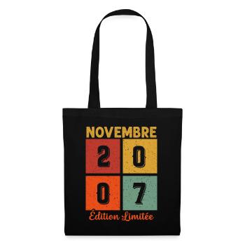 Cadeau D'anniversaire En Novembre 2007 Vintage - Sac en tissu - noir - Devant