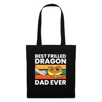 Best Frilled Dragon Dad Ever - Tote Bag - black - Front