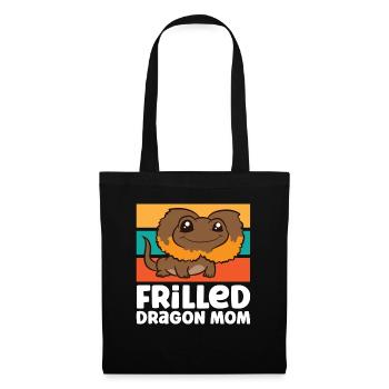 Frilled Dragon Mom Frilled Lizard Mom - Tote Bag - black - Front