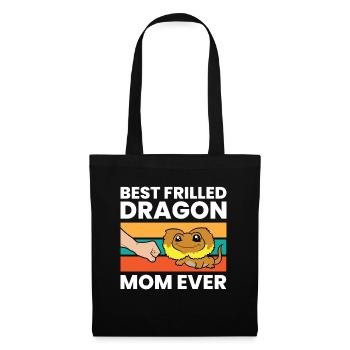 Best Frilled Dragon Mom Ever - Tote Bag - black - Front