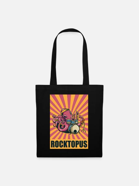Melodious Tentacles Star Rocktopus Harmonic - Stoffbeutel - Schwarz