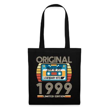 Cadeau D'anniversaire Vintage 1999 Original - Sac en tissu - noir - Devant