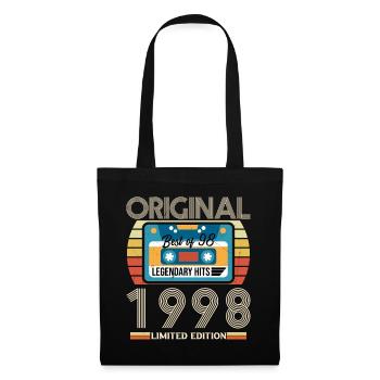 Original 1998 Vintage Birthday Gift - Tote Bag - black - Front