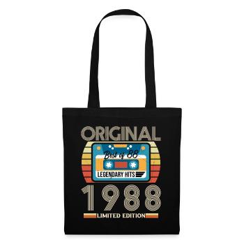 Vintage Birthday Gift 1988 Limited Edition - Tote Bag - black - Front