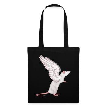 Rat Angel - Tote Bag - black - Front