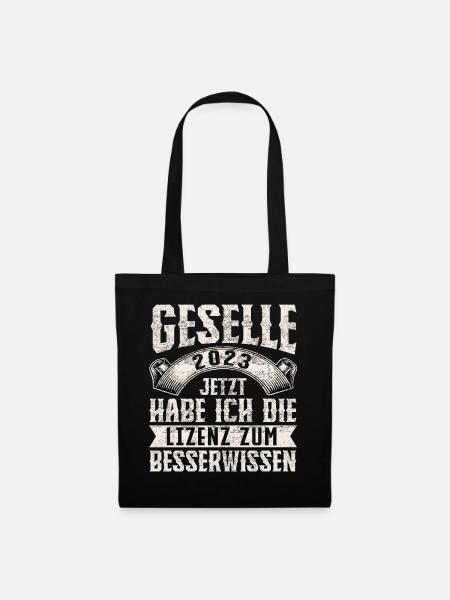 Geselle 2023 Gesellenprüfung - Stoffbeutel - Schwarz