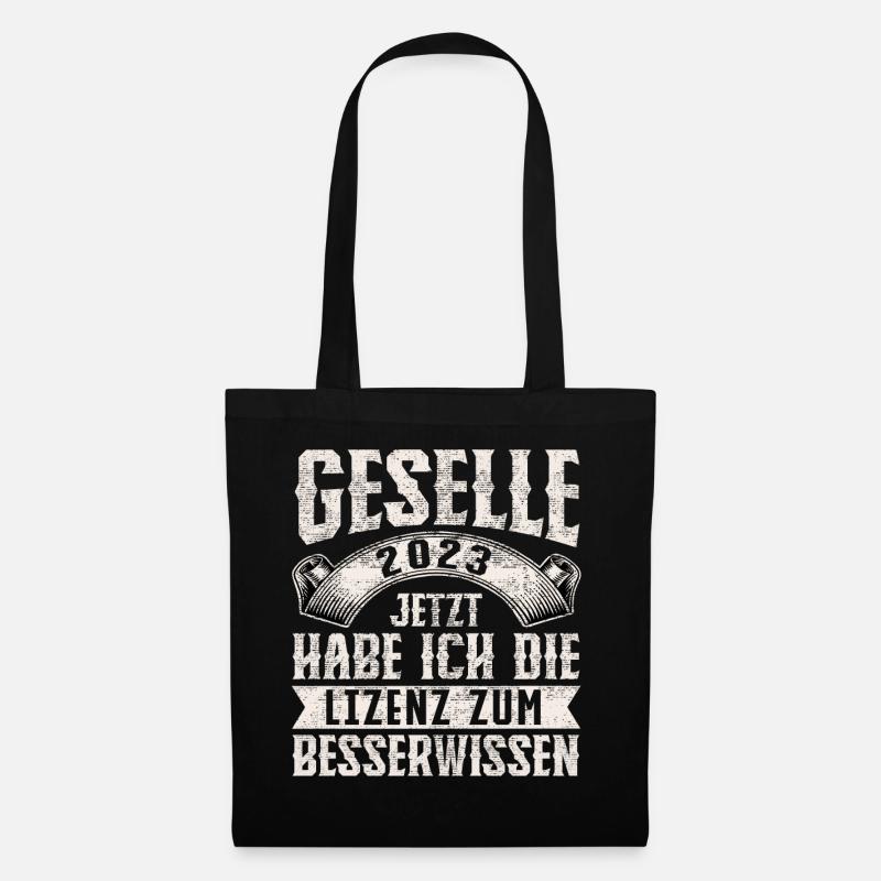 Geselle 2023 Gesellenprüfung - Stoffbeutel - Schwarz