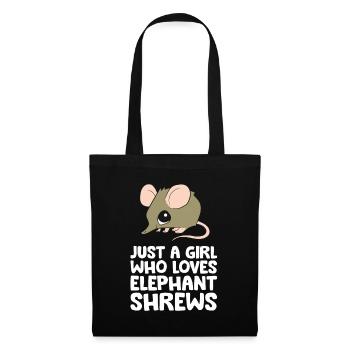 Just a Girl Who Loves Elephant Shrews - Tote Bag - black - Front