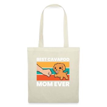 Cavapoo Dog Mama Cavoodle Meilleur Cavapoo Mama - Sac en tissu - nature - Devant