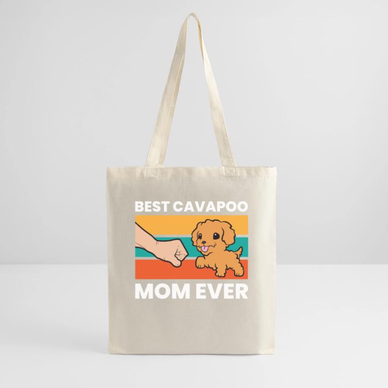 Cavapoo Hund Mama Cavoodle Beste Cavapoo Mama Stoffbeutel