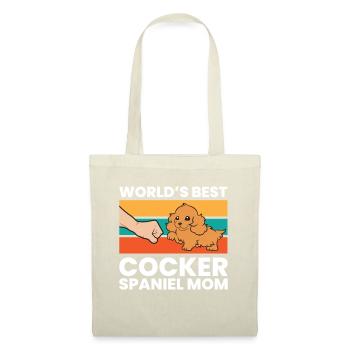 Meilleure maman Cocker Spaniel au monde - Sac en tissu - nature - Devant
